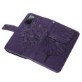 thumbnail image 6 of Dteck Samsung S20 FE Case, Butterfly Patterned Wallet Case, Magnetic Hand Strap Credit Card Holder Slots Synthetic Leather Kickstand Protective Cover For Samsung Galaxy S20 FE, Purple, 6 of 10