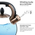 thumbnail image 4 of 2.8 QT Tea Kettle, Whistling Tea Pot with Silicone Handle, Stainless Steel for Stovetops (Silver) - T04 Sliver, 4 of 6