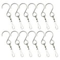 thumbnail image 2 of CATIEBYE 12Pcs Rotating Stainless Steel Hanging Hooks for Wind Socks and Flower Pots, 2 of 6