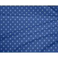 thumbnail image 4 of oneOone Polyester Lycra Medium Blue Fabric Polka Dots Sewing Material Print Fabric by The Yard 56 Inch Wide, 4 of 4