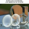 ITSELFER 3pcs Double Convex Glass Lens Optical Lens 50mm Diameter 100mm