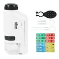 thumbnail image 2 of Kids Microscope Kit Portable Miniature Microscope Handheld Microscope Science Experiment Student Microscope for School Outdoor, 2 of 7