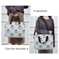thumbnail image 6 of FORMRS 16" Laptop Bag Carrying Sleeve Case with Handle Travel Shoulder Briefcase, Blueberry Pancake Pattern, 6 of 8