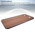 thumbnail image 4 of RV Table Top Solid Wood RV Table Top with Stainless Steel Cup Holders, Boat Yacht Motorhome Deck 800x400mm, for Dining Leisure Work Activities, 4 of 7
