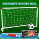 thumbnail image 2 of Mini portería de fútbol con red y poste para balón de fútbol, juguetes deportivos portátiles para niños, 2 of 5