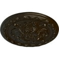 thumbnail image 3 of Ekena Millwork 11 3/4"OD x 3/8"P Stockport Ceiling Medallion, Hand-Painted Bronze, 3 of 6