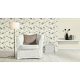 thumbnail image 4 of Advantage Hoshi White Woven Wallpaper, 20.9-in by 33-ft, 57.48 sq. ft, 4 of 7