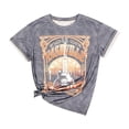 thumbnail image 3 of HOWPAY Womens Tops Summer Short Sleeve Crew Neck Pullover Loose Fit Baggy Graphic Work Tees Oversized Soft Workout Casual Y2K Clothes Light Gray S, 3 of 3