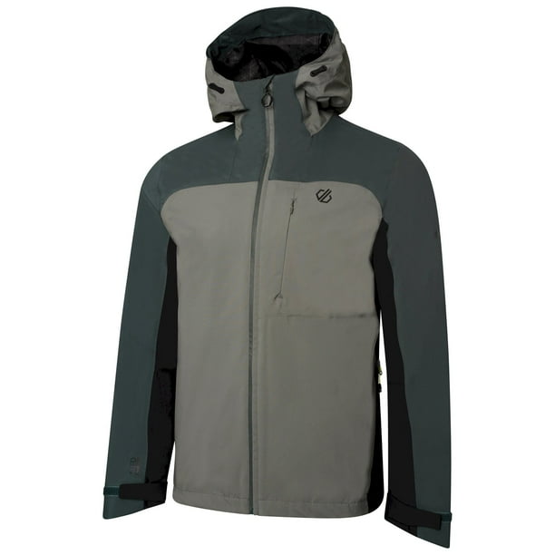 Dare 2B - Chaqueta Impermeable The Jenson Button Edit - Diluent para Hombre (Gris Orión, Negro) Dare 2B UTRG7760_oriongreyblack