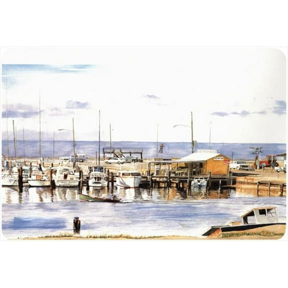 Carolines Treasures Pass Bait Shop Mouse Pad