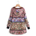 thumbnail image 3 of asdoklhq Womens Plus Size Coats Clearance Womens Winter Warm Outwear Printed Hooded Pockets Vintage Oversize Coats, 3 of 9