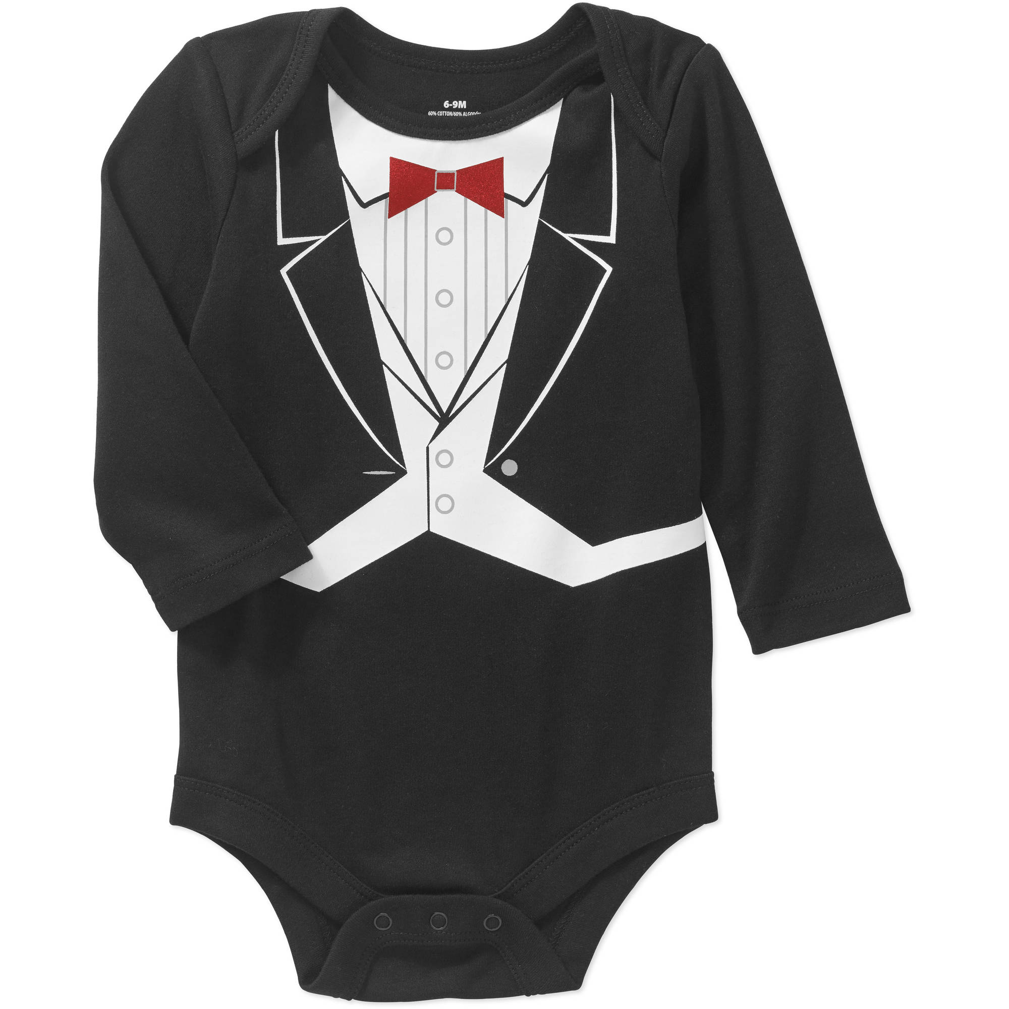 Newborn Baby Boys' Tuxedo Bodysuit - image 1 of 1