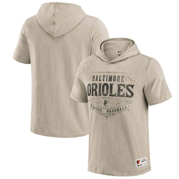 Men's Darius Rucker Collection by Fanatics  Tan Baltimore Orioles Hooded T-Shirt