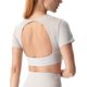 thumbnail image 1 of Aoxjox Tops cortos de manga corta para mujer Clarissa Hollow Back entrenamiento Crop camiseta Top, 1 of 4