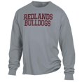 thumbnail image 2 of Men's ComfortWash Gray University of Redlands Bulldogs Stack Garment Dyed Long Sleeve T-Shirt, 2 of 3