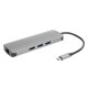 thumbnail image 1 of Rewera Convertidor Tipo C 9 en 1 Tipo C a RJ45/PD/HDMI/Tarjeta de Memoria/Tarjeta de Almacenamiento/Adaptador USB3.0, 1 of 8