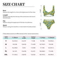 thumbnail image 6 of Daiia Lemon Women's Bikini Set Two Piece Swimsuit High Waisted Bikini Adjustable Straps Bikini Perfect for Beach, Pool, and Summer Vacation-Small, 6 of 9