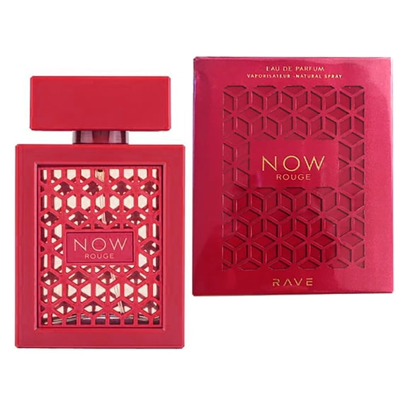 Now Rouge Rave by Lattafa 3.4 oz EDP for Unisex