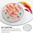 thumbnail image 4 of MasteelfCA Stainless Steel Barbecue Grill Wire Mesh Multi-Purpose BBQ Grid Cooking Rack, 4 of 7