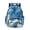 Marble Blue Sea Turtle, variant on FKELYI School Backpack for Kids 17 Inch Bookbag Camo Dinosaur Skeleton Print Lightweight Backpacks for Boys Girls Casual Daypack with Multi-Pockets Rucksack