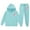 C-Sky Blue, variant on Ulitacool Outfits For Girls Valentine'S Day Print Long Sleeved Letter Print Hooded Top Sweater Pants Set Adorable Wear Black 2-3 Years
