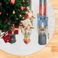thumbnail image 3 of FMSHPON Nutcracker Xmas Christmas Tree Skirt Stand Mat for Holiday Party Decoration Indoor Outdoor 36 inches, 3 of 6