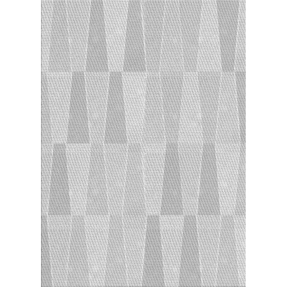 Ahgly Company Machine Washable Indoor Rectangle Transitional Dark Gray Area Rugs, 5' x 7'