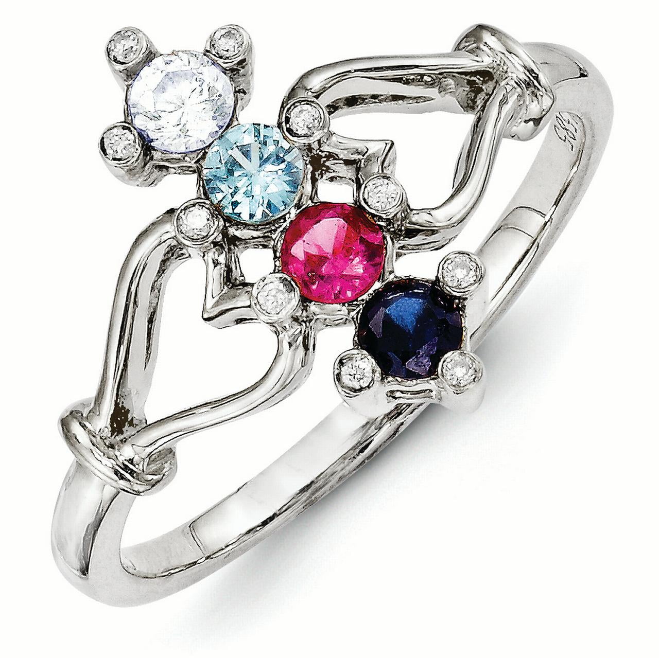 14KW Family Jewelry Diamond SemiSet Ring