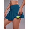 thumbnail image 4 of xfsWaSs Tennis Skirts for Women High Waisted Athletic Golf Skorts with Pocket Tennis Skirt Casual Running Yoga Workout Skorts for Woman, 4 of 5