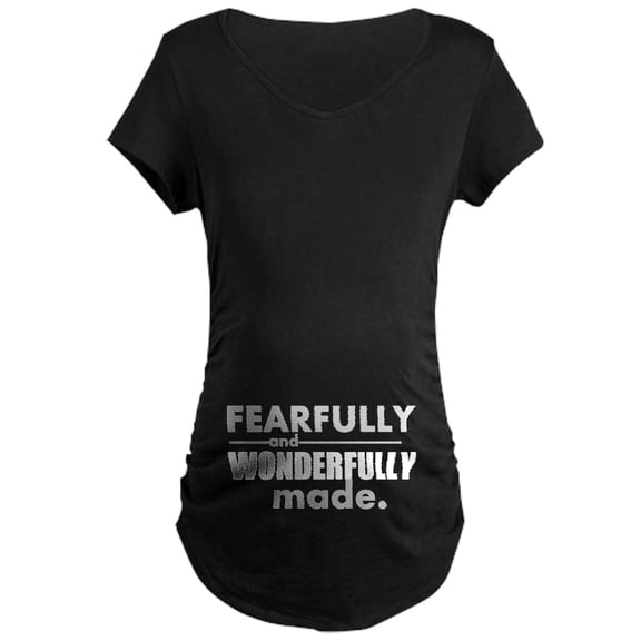CafePress - Psalm 139 Maternity Dark T Shirt - Maternity Dark T-Shirt