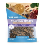 Vibrant Life Superfood Blend Training Treats, Peanut Butter Flavor, 9 oz