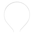 thumbnail image 5 of 10/pack Plain Metal Headband Hair Women Girls' Headwear DIY Craft - White, as described, 5 of 6