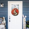 thumbnail image 6 of Easter Decorations Easter Round Door Sign Bunny Door Sign For Daily For Farmhouse Coffee Shop Front Door Home Decoration Door Hanging Decoration 7.9"X7.9", 6 of 6