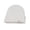 White, variant on Knitted Warm Ring Fashionable Hat Metal Buckled Winter Caps Baseball Black One Size