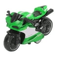 thumbnail image 3 of Motocicleta de Juguete Ticfox Modelo de Aleación Simulación Retroceso Verde, 3 of 14