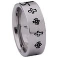 thumbnail image 3 of Ankh Tungsten Carbide Ring, 3 of 9