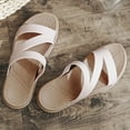 thumbnail image 5 of Dakaela Women Orthopedic Slides Sandals Comfortable Arch Support Summer Shoes Slip on Walking Slippers, 5 of 7