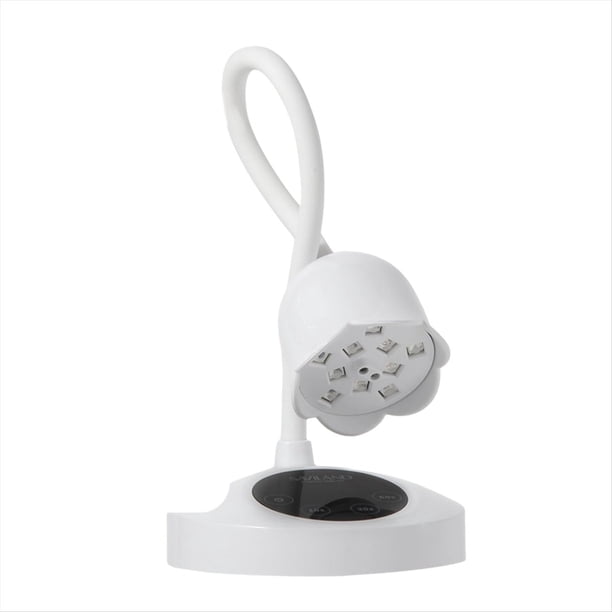 Mini Lámpara de Secado de Esmalte de Gel, Recargable, UV LED, Cuello de Cisne, Inalámbrica, para Secado Rápido de Uñas de Gel.