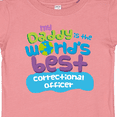 thumbnail image 4 of Inktastic Daddy Worlds Best Correctional Officer Boys or Girls Baby T-Shirt, 4 of 5