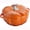 Burnt Orange, variant on STAUB Cast Iron 3.5-qt Pumpkin Cocotte with Stainless Steel Knob - White