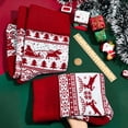 thumbnail image 3 of 3 Styles 3Pcs 20 Inch Knitted Christmas Stockings Knit Christmas Stockings Bulk Large Nordic Style Long Wool Yarn Xmas Tree Decorations, 3 of 7