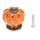 thumbnail image 4 of Pomos de puerta de cerámica de calabaza vintage, armario, cajón, armario, tirador naranja, 4 of 8