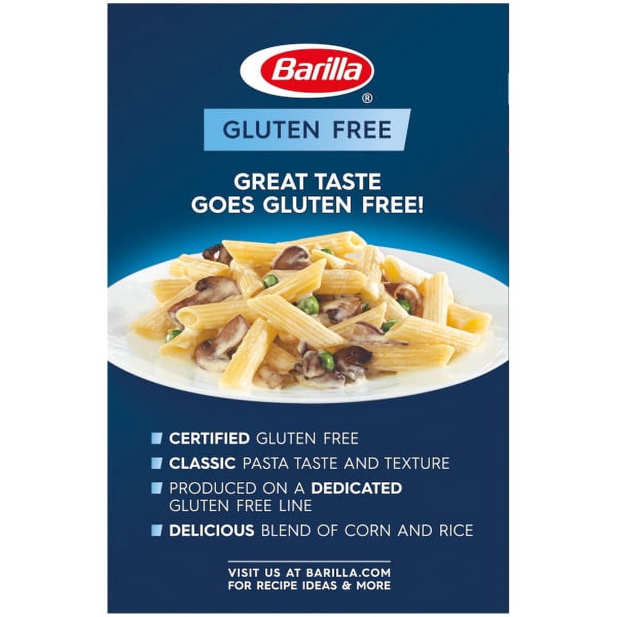 (8 pack) BARILLA Gluten Free Penne Pasta, Gluten Free Pasta Made with 2 Ingredients, 12oz.