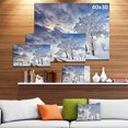 thumbnail image 3 of Cloudscape in White Winter Terrain - Landscape Canvas Art Print, 3 of 4