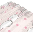 thumbnail image 3 of FREEAMG Easter Bunny Shower Curtain, Waterproof Fabric Shower Curtains with 12 Hooks for Bathroom Hotel Spa Home Decor, 60 x 72 Inch, 3 of 6