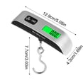 thumbnail image 2 of Portable Digital Hanging Scale, Luggage Scale With Hook, Electronic Weighing Scale For Travel, Home, And Outdoor Weighing Needs, 2 of 5