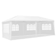 thumbnail image 1 of Carpa de Exterior Costway Entoldado para Bodas Portátil con 4 Paredes Removibles Glorieta para Eventos Refugio Patio Blanco 6 x 3 x 2,5 m, 1 of 9