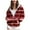Red, variant on Towmus Fall Clothes for Women Womens Zip Up Hooded Sweatshirts, Striped Long Sleeve Gradient Drawstring Hoodies With Pocket XS-6XL