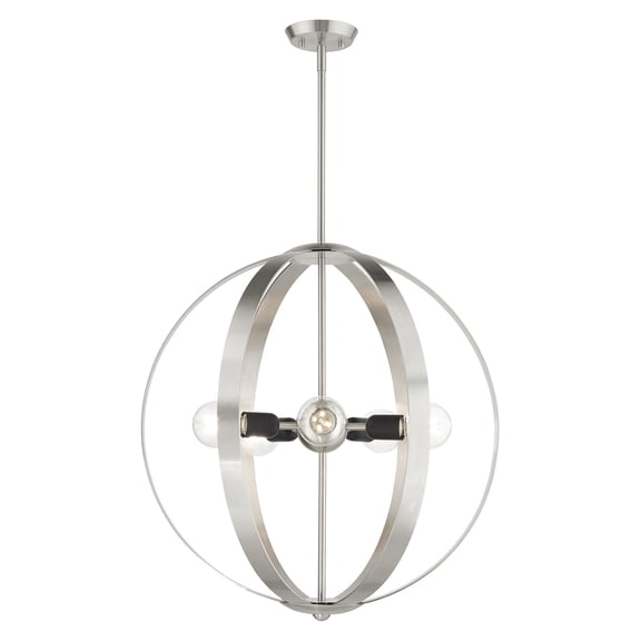 Livex Lighting - Modesto - 5 Light Chandelier in Industrial Style - 24 Inches