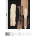 thumbnail image 3 of Black Brown Flannel Fleece Throw Blankets 50"X40" Lightweight Fluffy Winter Fall Blanket Cozy Soft Fuzzy Plush Home Decor for Couch Bed Sofa Bedroom Living Room Travel, 3 of 6
